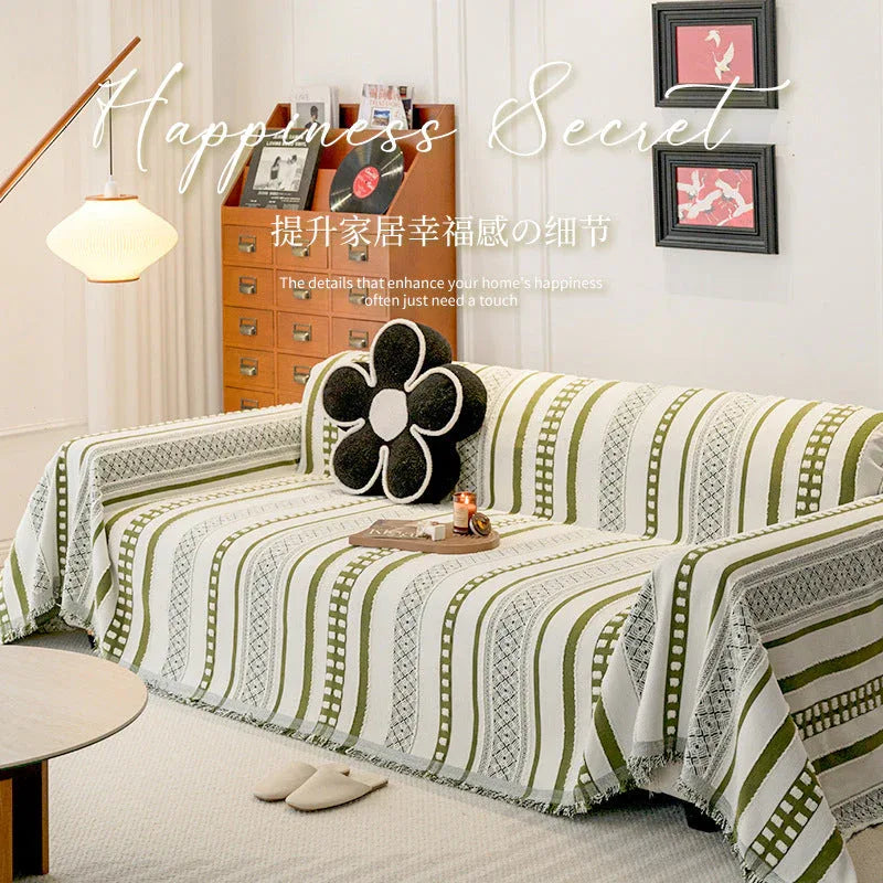 Durable Sofa Slipcover Cozy Thick Couch Chair Cover Furniture Protector - TaroTextile