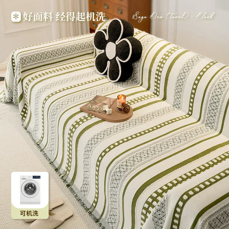 Durable Sofa Slipcover Cozy Thick Couch Chair Cover Furniture Protector - TaroTextile