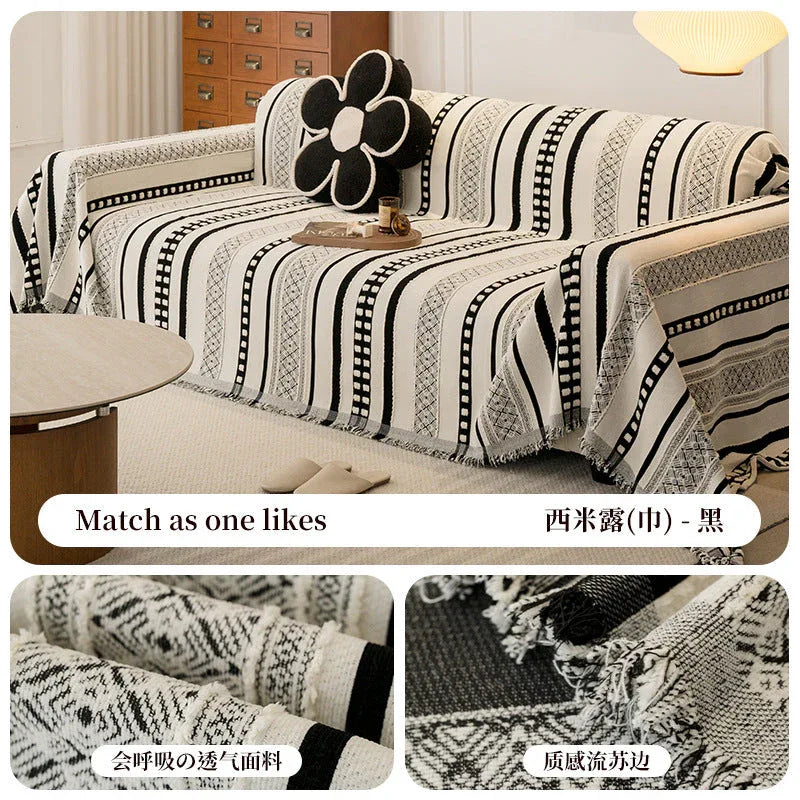 Durable Sofa Slipcover Cozy Thick Couch Chair Cover Furniture Protector - TaroTextile