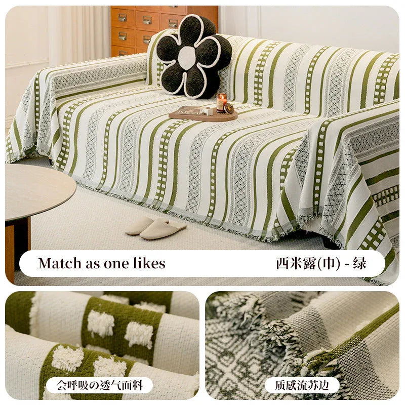 Durable Sofa Slipcover Cozy Thick Couch Chair Cover Furniture Protector - TaroTextile