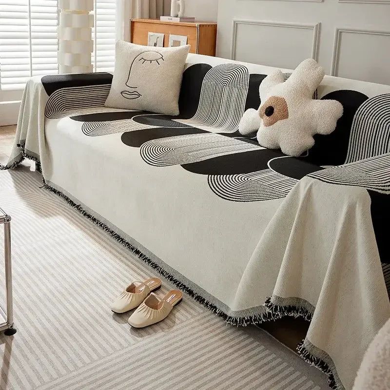 Durable Sofa Slipcover Soft Chenille Universal Chair Couch Cover - TaroTextile