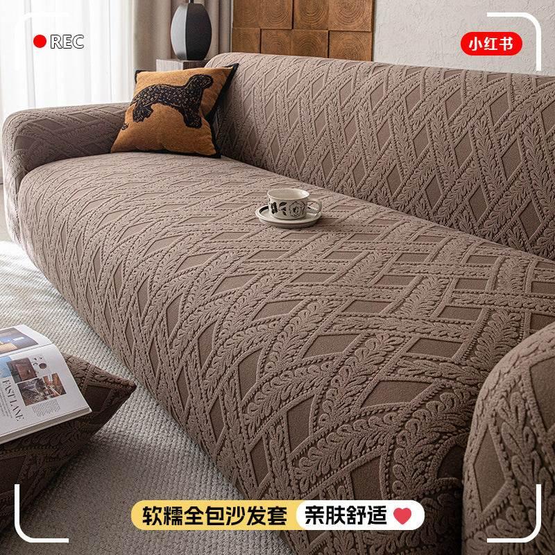 Elastic Soft Sofa Cover Durable Anti-scratch Cushion Couch Cover - TaroTextile