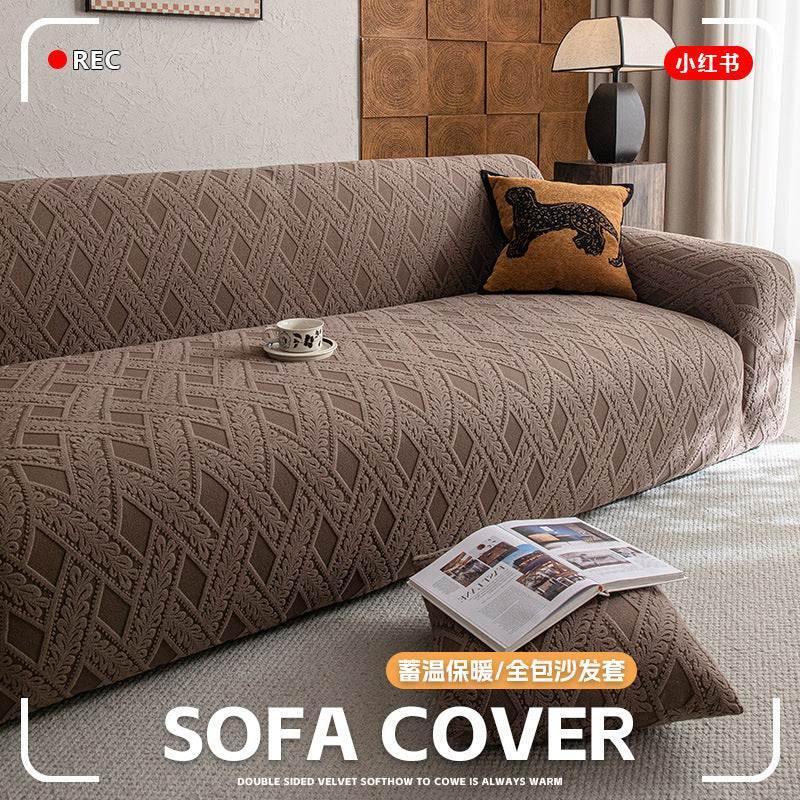 Elastic Soft Sofa Cover Durable Anti-scratch Cushion Couch Cover - TaroTextile