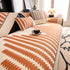 Vertical Stripes Sectional Sofa Cover Slipcover - Non-Slip, Fits L-Shape Couches