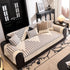 Vertical Stripes Sectional Sofa Cover Slipcover - Non-Slip, Fits L-Shape Couches