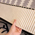 Vertical Stripes Sectional Sofa Cover Slipcover - Non-Slip, Fits L-Shape Couches