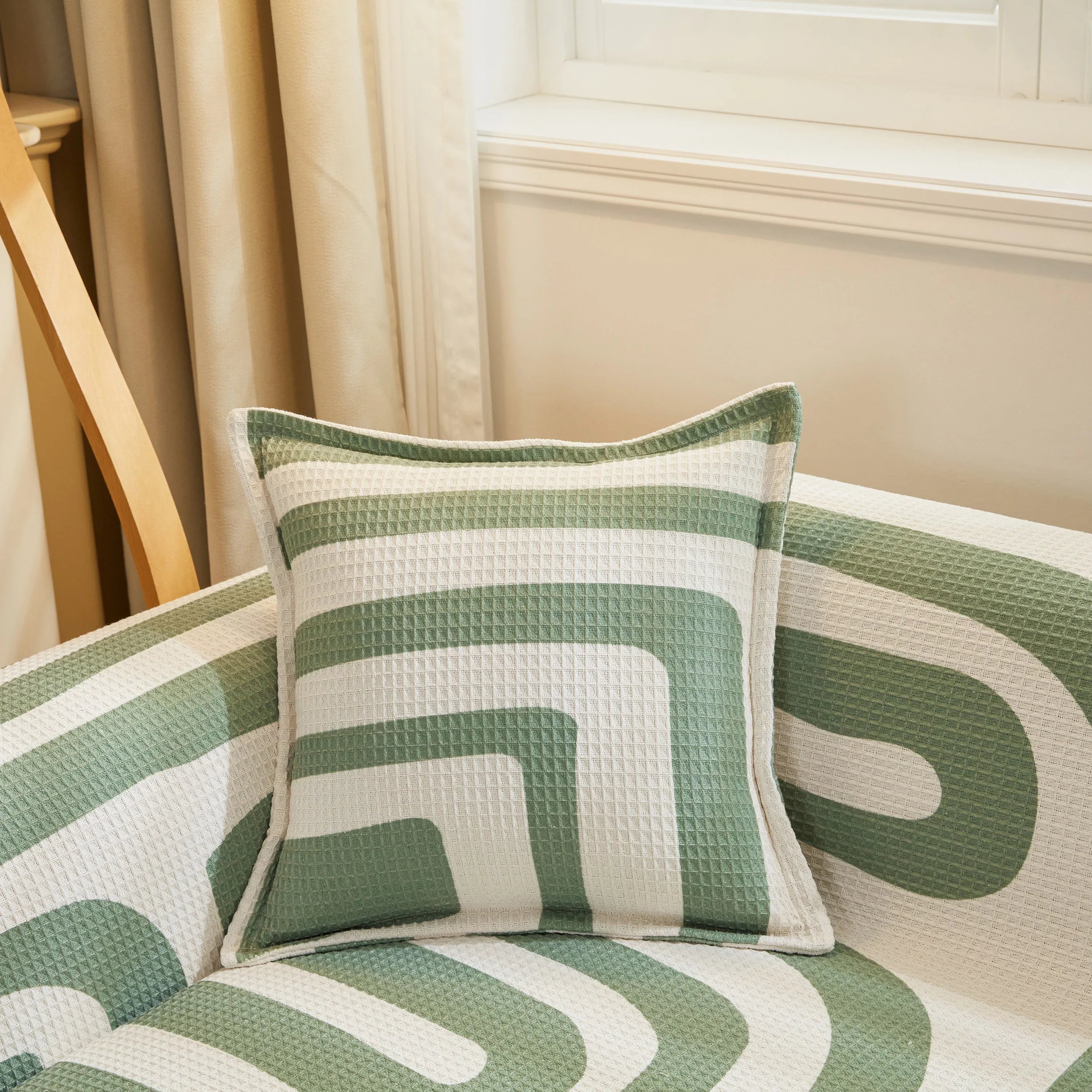 Furniture Covers for Pets, Waffle Lattice Fabric Sofa Throw, Couch Cover Blanket Throw - TaroTextile