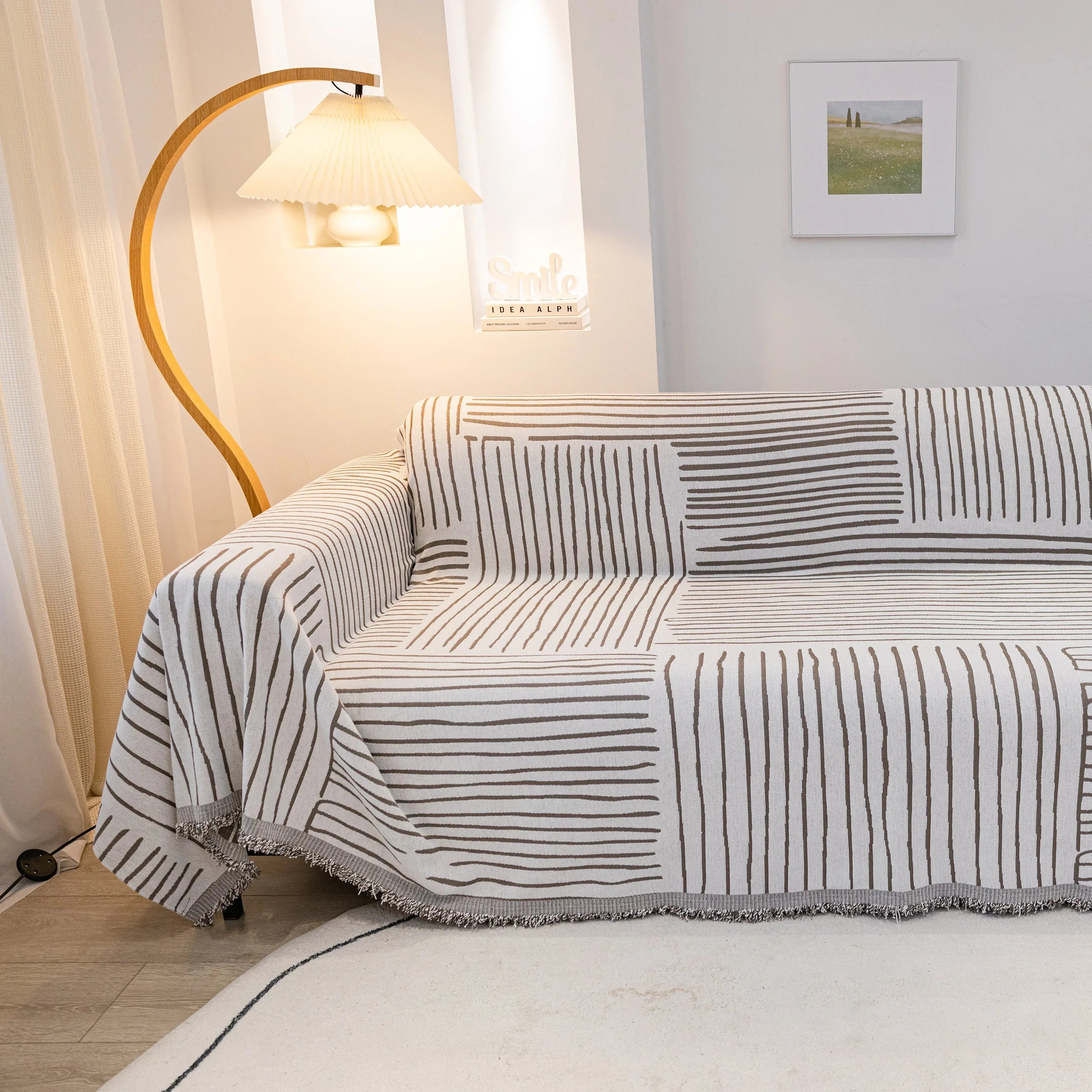 Furniture Pet Protector Couch Cover Throws for Sectional Couch, Couch Cover for Most Shape Sofas - TaroTextile