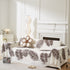 Leaf Printed Slipcover Sofa Covers, Universal Couch Throw Cover, Pets Furniture Protector for Home Decor
