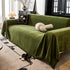 Herringbone Chenille Couch Cover Blanket Soft Durable Throw Sofa Protector with Tassel