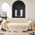 Herringbone Chenille Couch Cover Blanket Soft Durable Throw Sofa Protector with Tassel