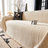 Herringbone Chenille Couch Cover Blanket Soft Durable Throw Sofa Protector with Tassel