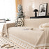 Chenille Jacquard Sofa Throw Blanket Cover Soft Polyester Weave Couch Throw Cover for Pets Dog Kids