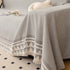 Chenille Jacquard Sofa Throw Blanket Cover Soft Polyester Weave Couch Throw Cover for Pets Dog Kids