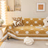 Comfy Four-Leaf Clover Hope Faith Love Luck Blanket for Couch, Chenille Scratch Proof Sofa Blanket Covers