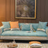 Chenille Non-Slip Metal Texture Sofa Towel, Minimalist Sofa Couch Cover Sectional Couch Covers for Pets