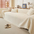 Textured Throw Blanket with 3D Dobby Weave, Minimalist Furniture Protector for Couch