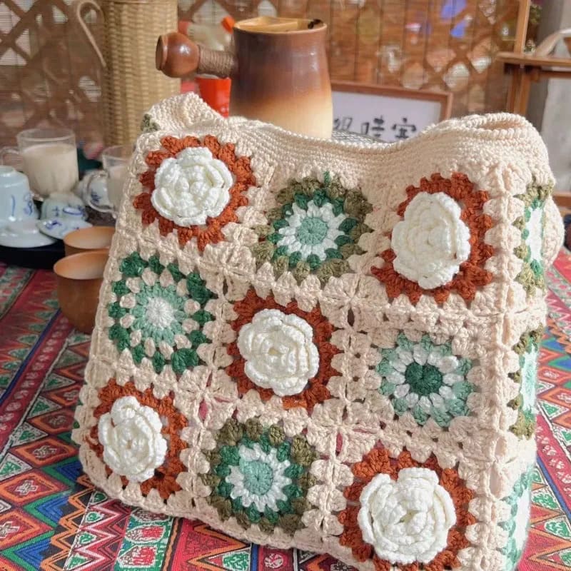 TaroTextile Handcrafts Crochet Bags