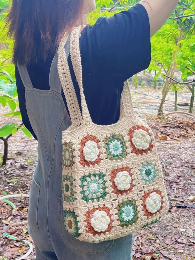 TaroTextile Handcrafts Crochet Bags