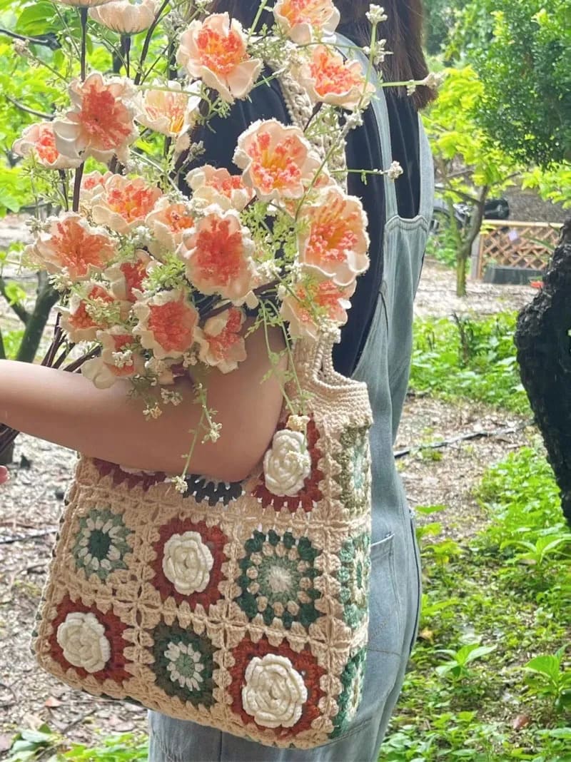 TaroTextile Handcrafts Crochet Bags