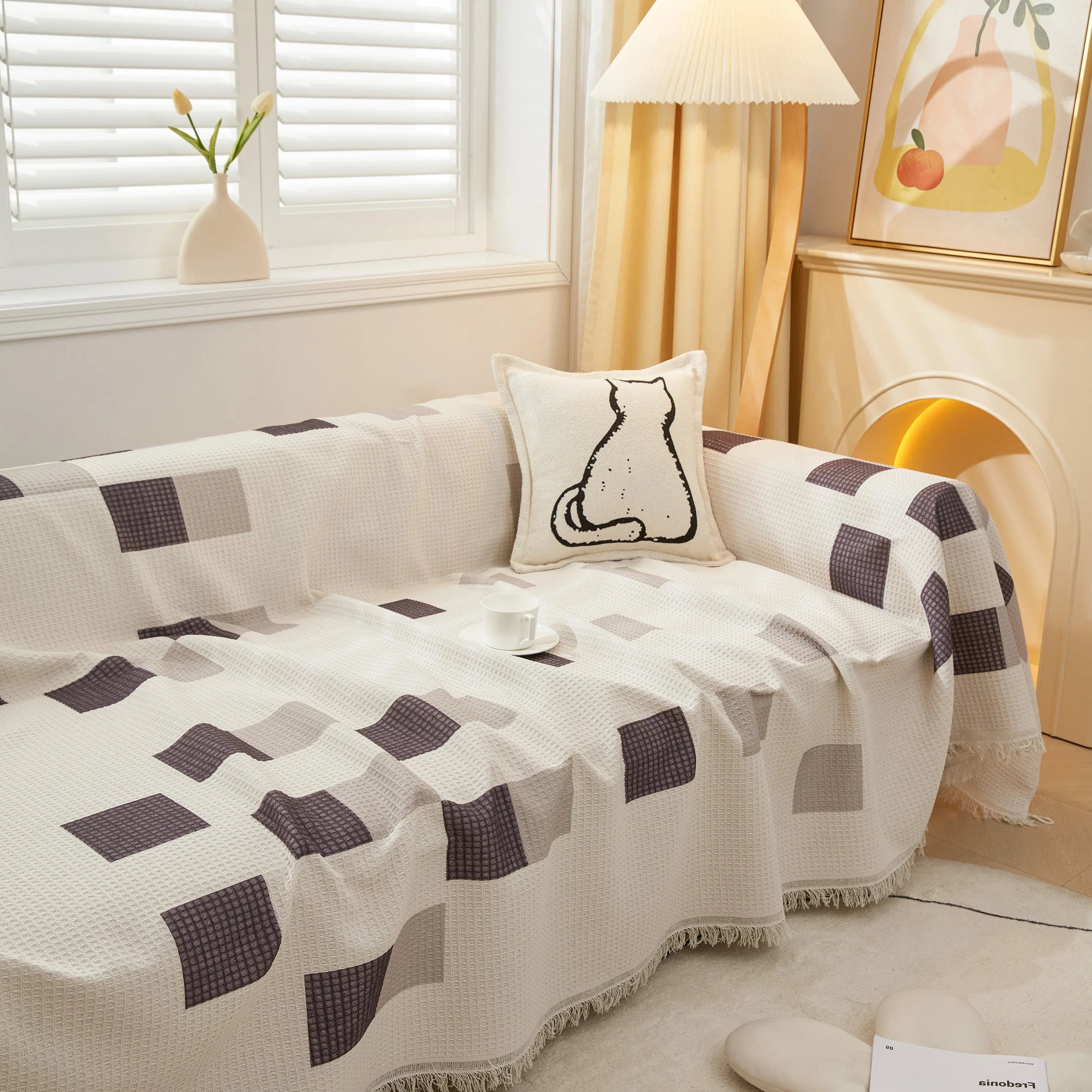 High-Quality Fabric Non-Slip Sofa Cover Throw, Throw Blankets for Couch, Furniture Covers for Pets - TaroTextile