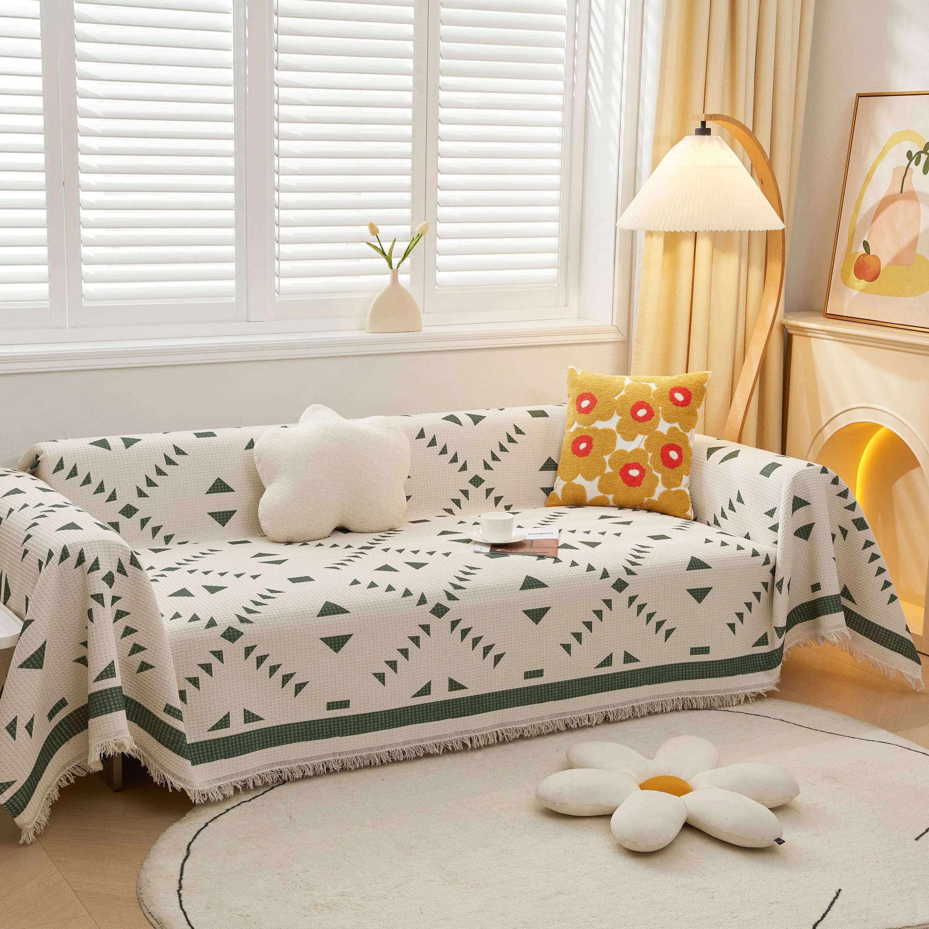 High-Quality Fabric Non-Slip Sofa Cover Throw, Throw Blankets for Couch, Furniture Covers for Pets - TaroTextile