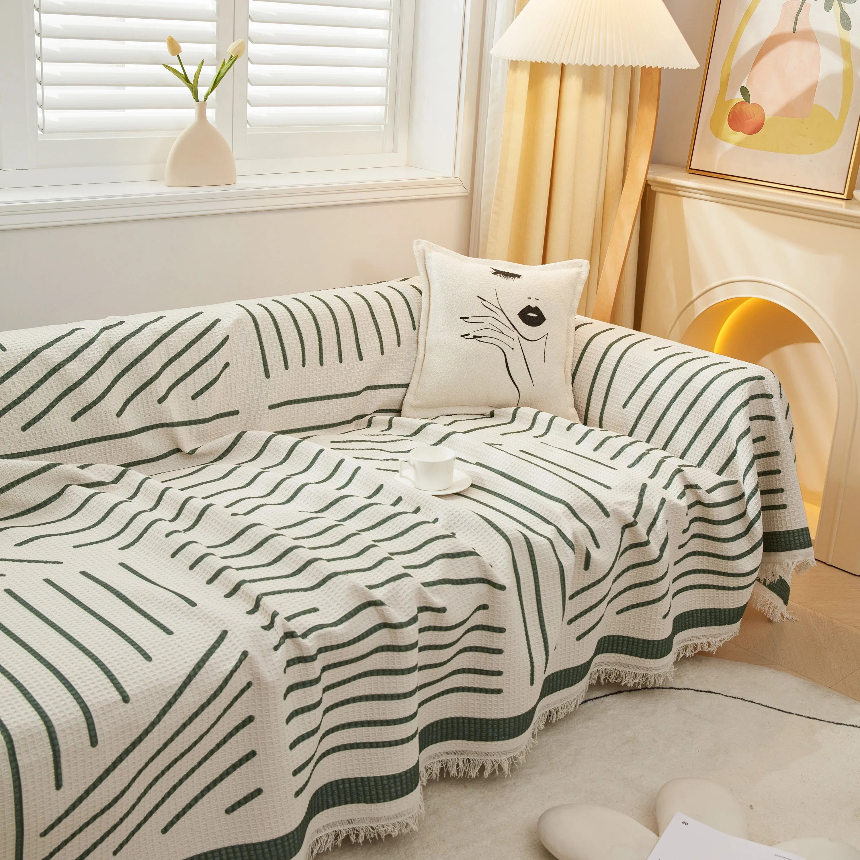 High-Quality Fabric Non-Slip Sofa Cover Throw, Throw Blankets for Couch, Furniture Covers for Pets - TaroTextile