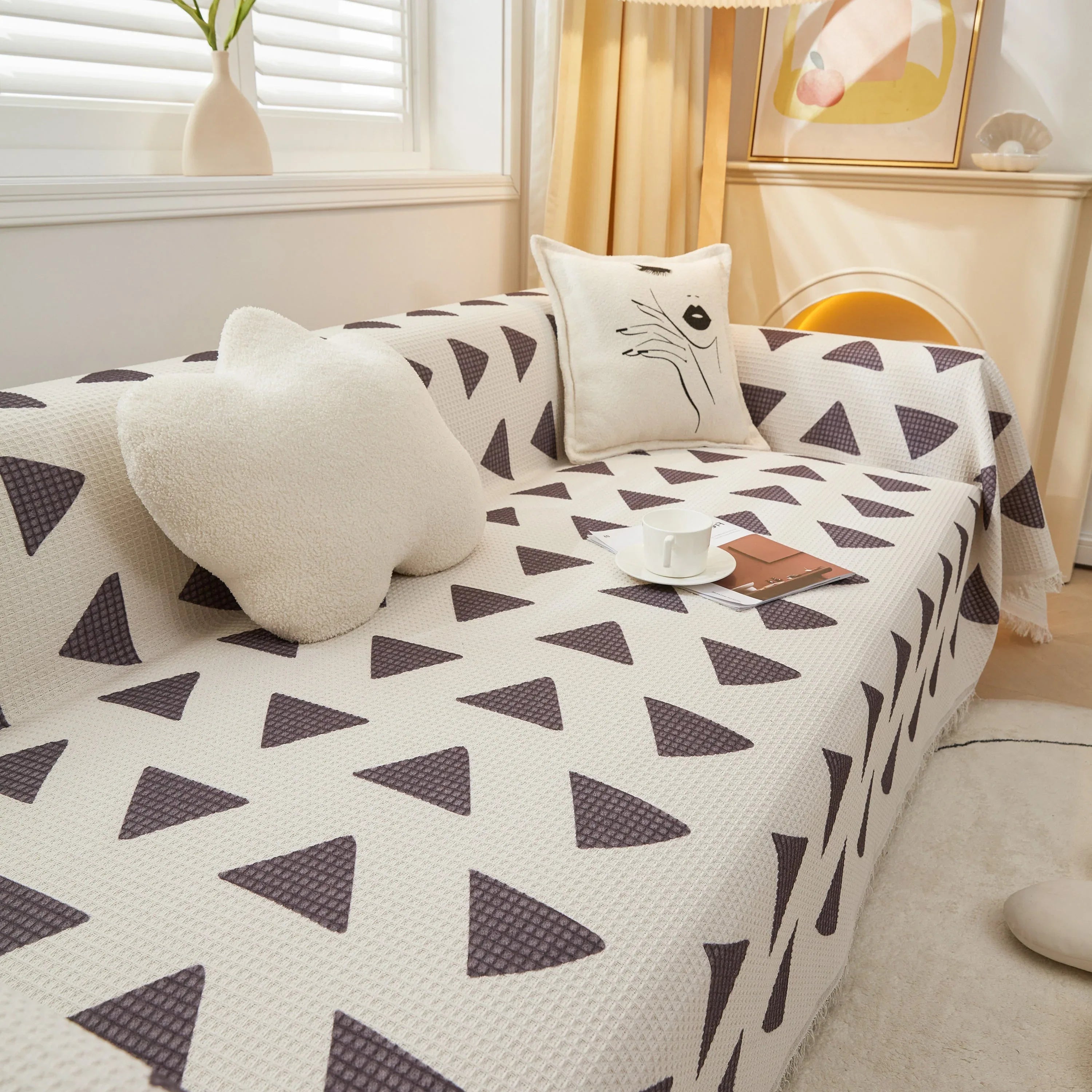 High-Quality Fabric Non-Slip Sofa Cover Throw, Throw Blankets for Couch, Furniture Covers for Pets - TaroTextile