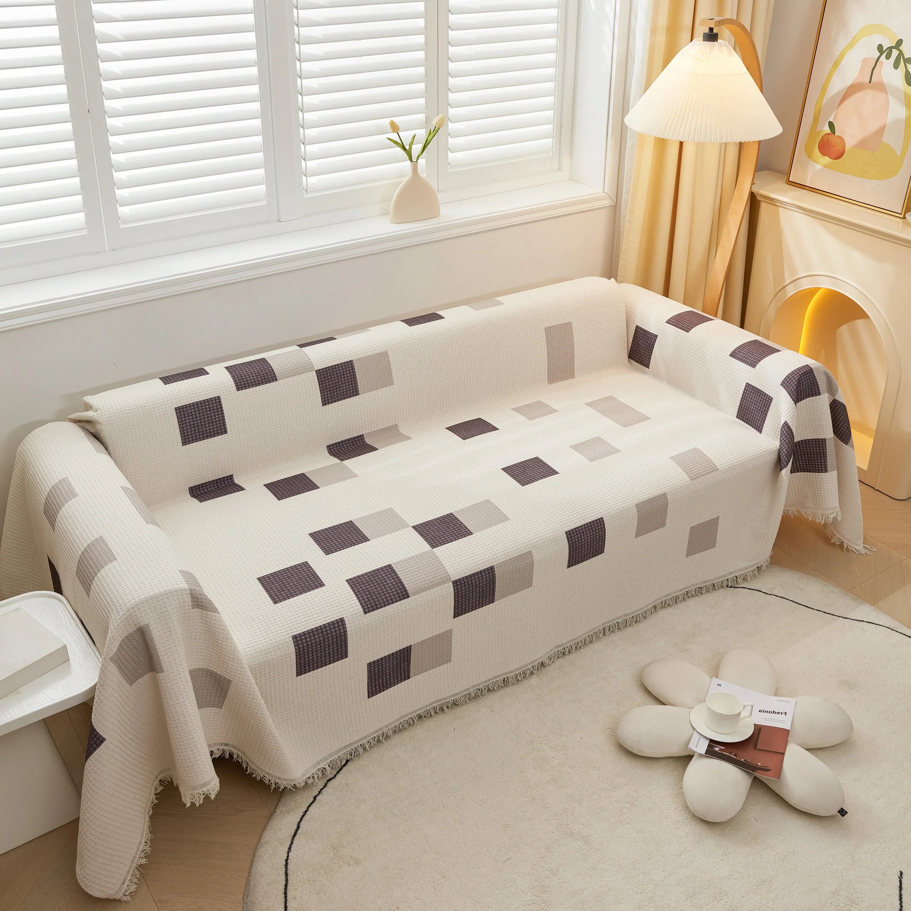 High-Quality Fabric Non-Slip Sofa Cover Throw, Throw Blankets for Couch, Furniture Covers for Pets - TaroTextile