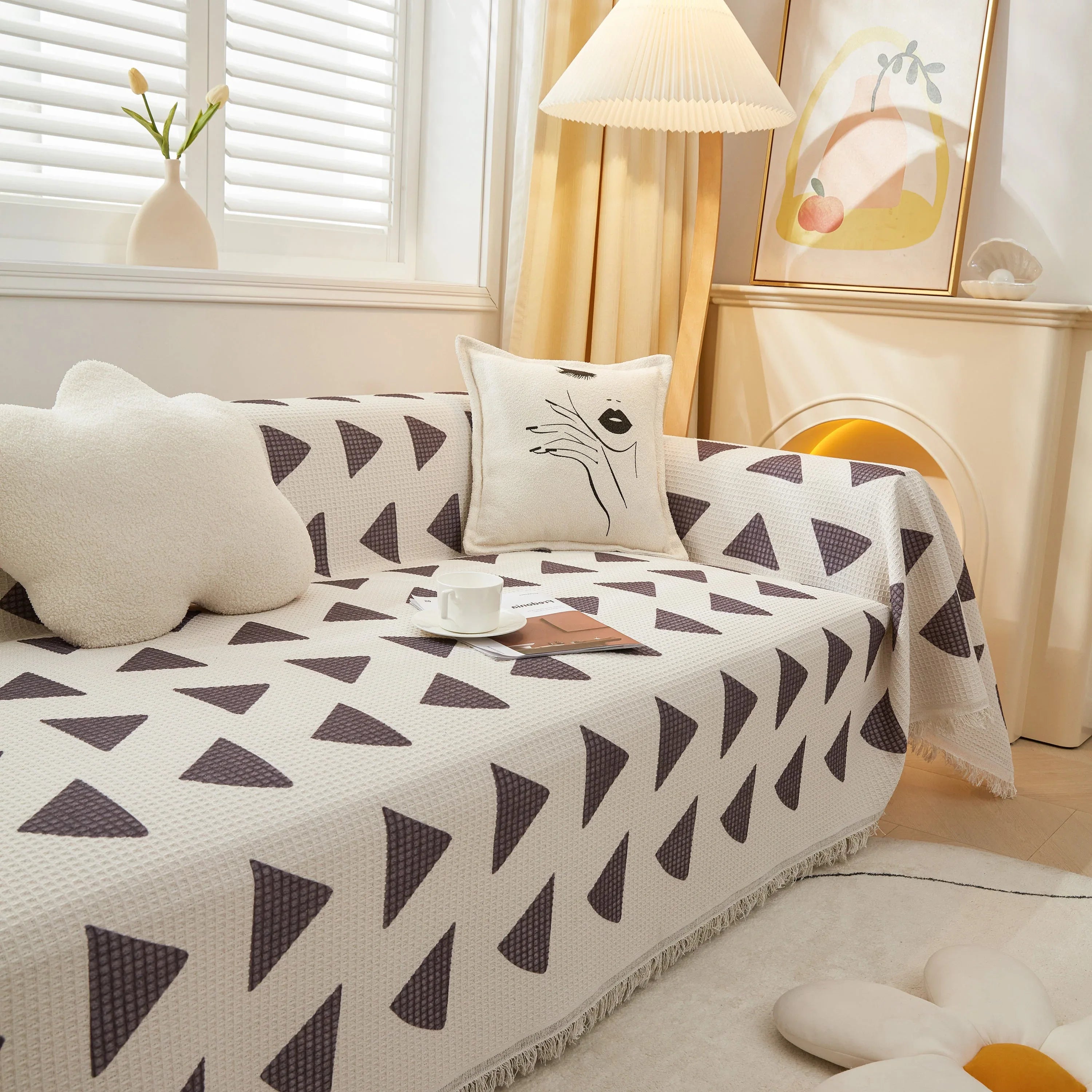 High-Quality Fabric Non-Slip Sofa Cover Throw, Throw Blankets for Couch, Furniture Covers for Pets - TaroTextile