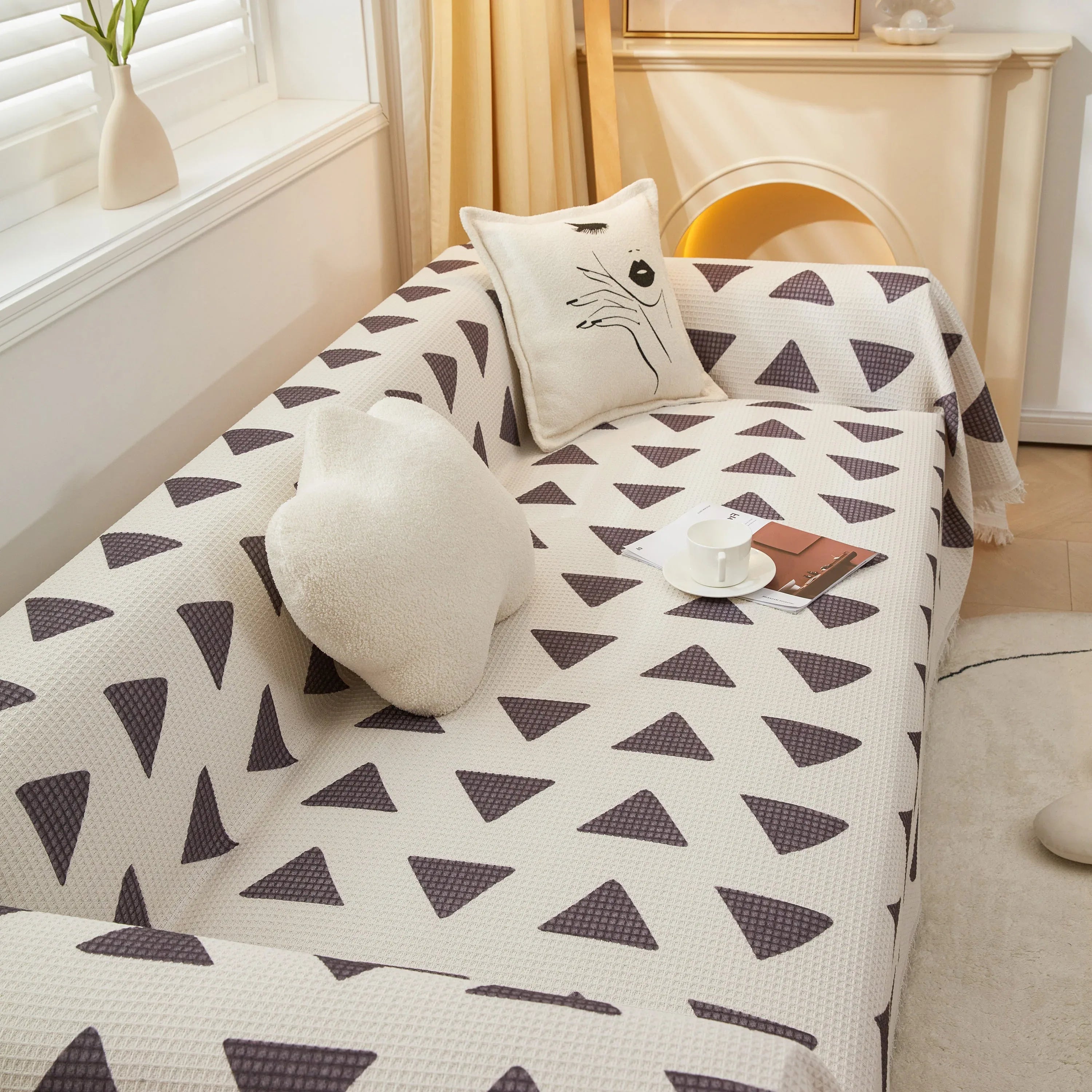 High-Quality Fabric Non-Slip Sofa Cover Throw, Throw Blankets for Couch, Furniture Covers for Pets - TaroTextile