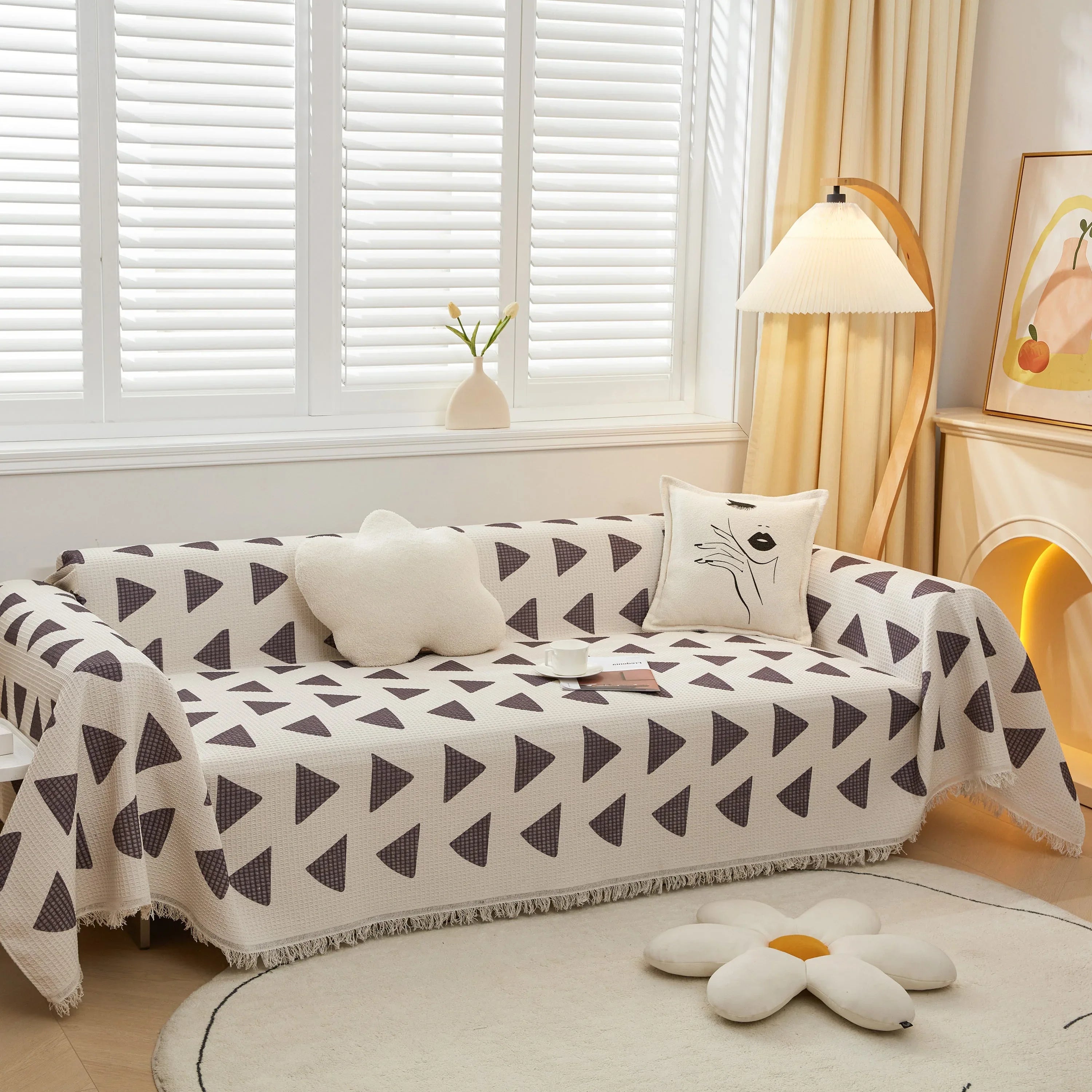 High-Quality Fabric Non-Slip Sofa Cover Throw, Throw Blankets for Couch, Furniture Covers for Pets - TaroTextile