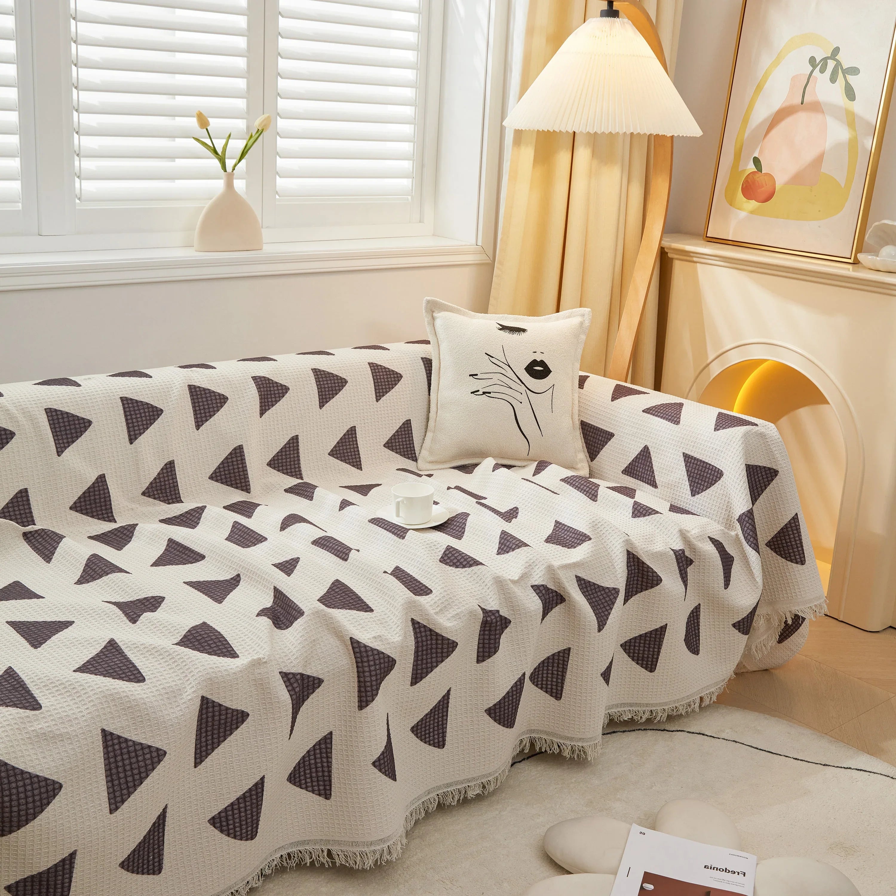 High-Quality Fabric Non-Slip Sofa Cover Throw, Throw Blankets for Couch, Furniture Covers for Pets - TaroTextile