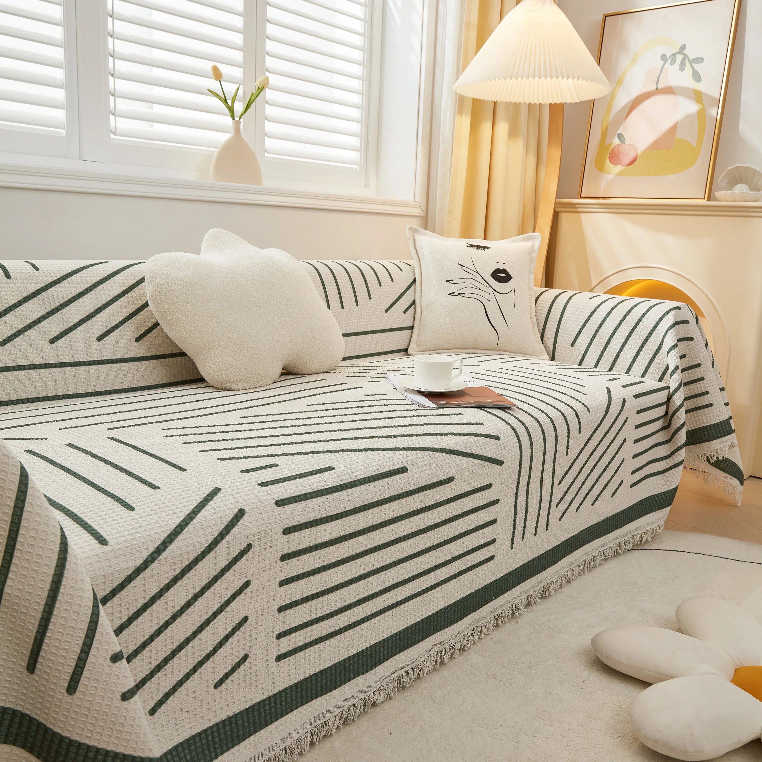 High-Quality Fabric Non-Slip Sofa Cover Throw, Throw Blankets for Couch, Furniture Covers for Pets - TaroTextile