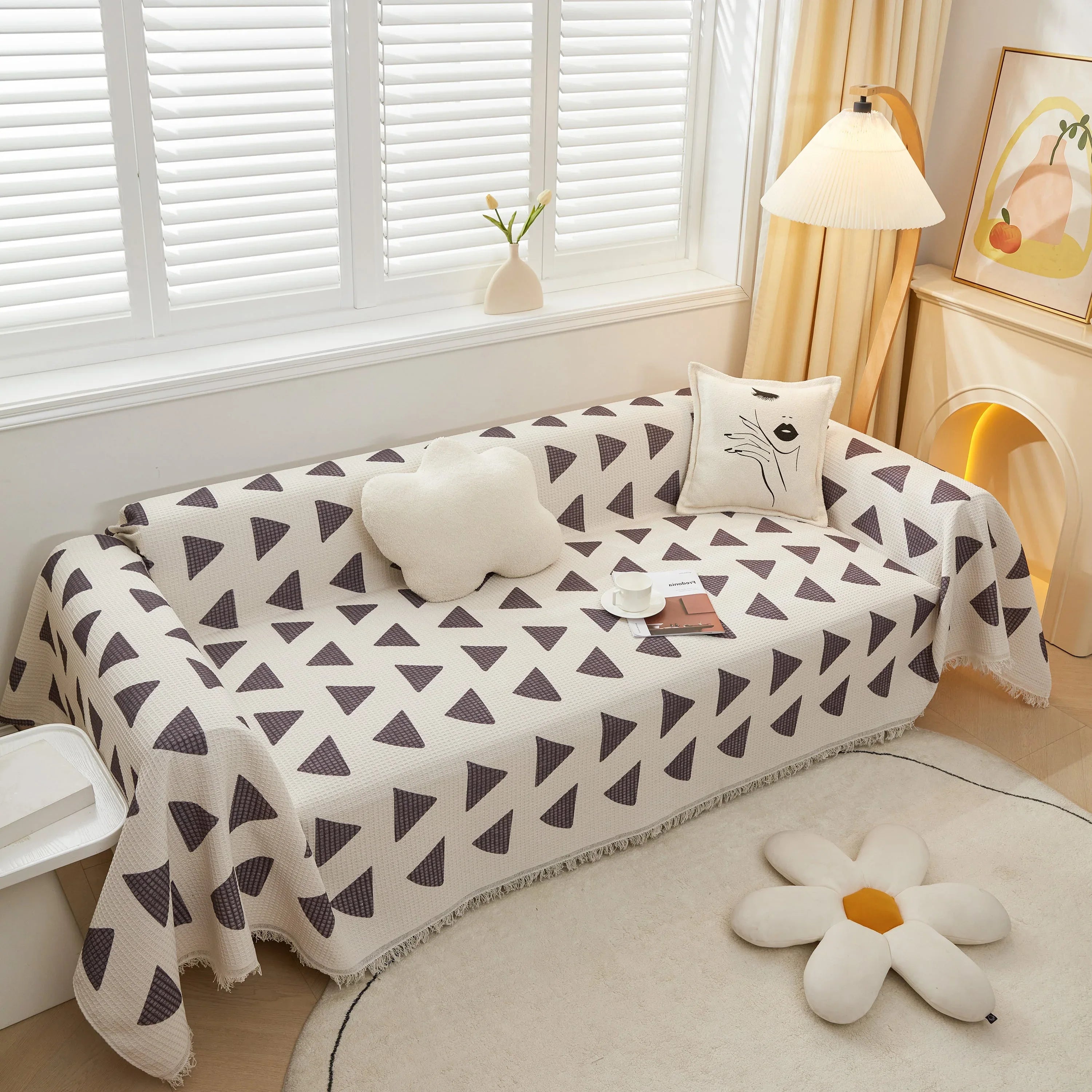 High-Quality Fabric Non-Slip Sofa Cover Throw, Throw Blankets for Couch, Furniture Covers for Pets - TaroTextile