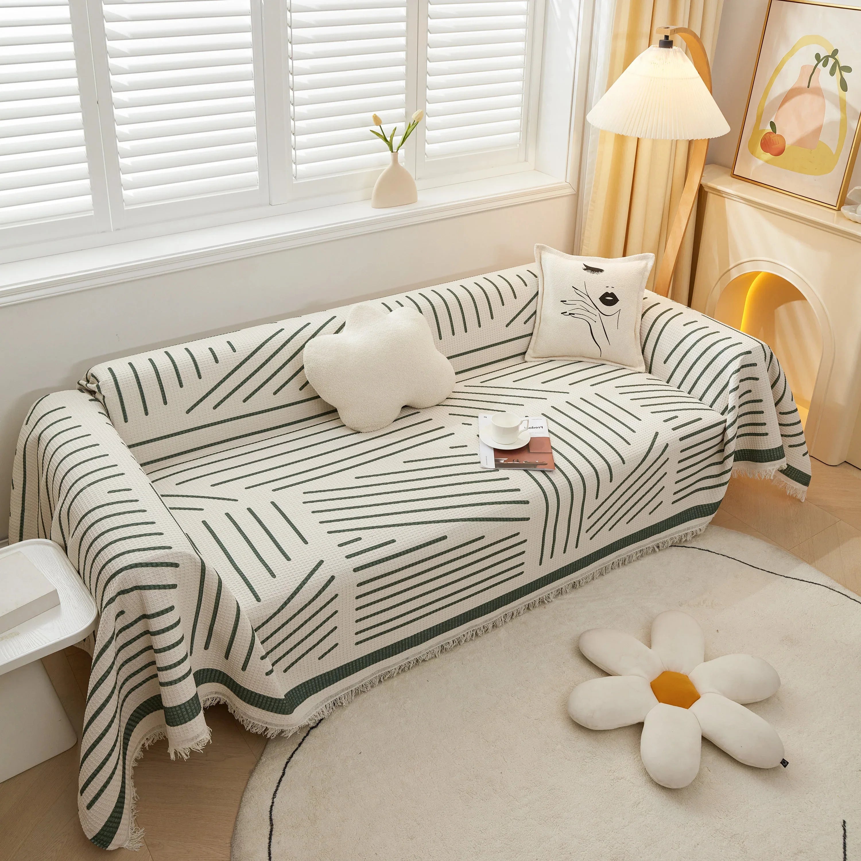 High-Quality Fabric Non-Slip Sofa Cover Throw, Throw Blankets for Couch, Furniture Covers for Pets - TaroTextile