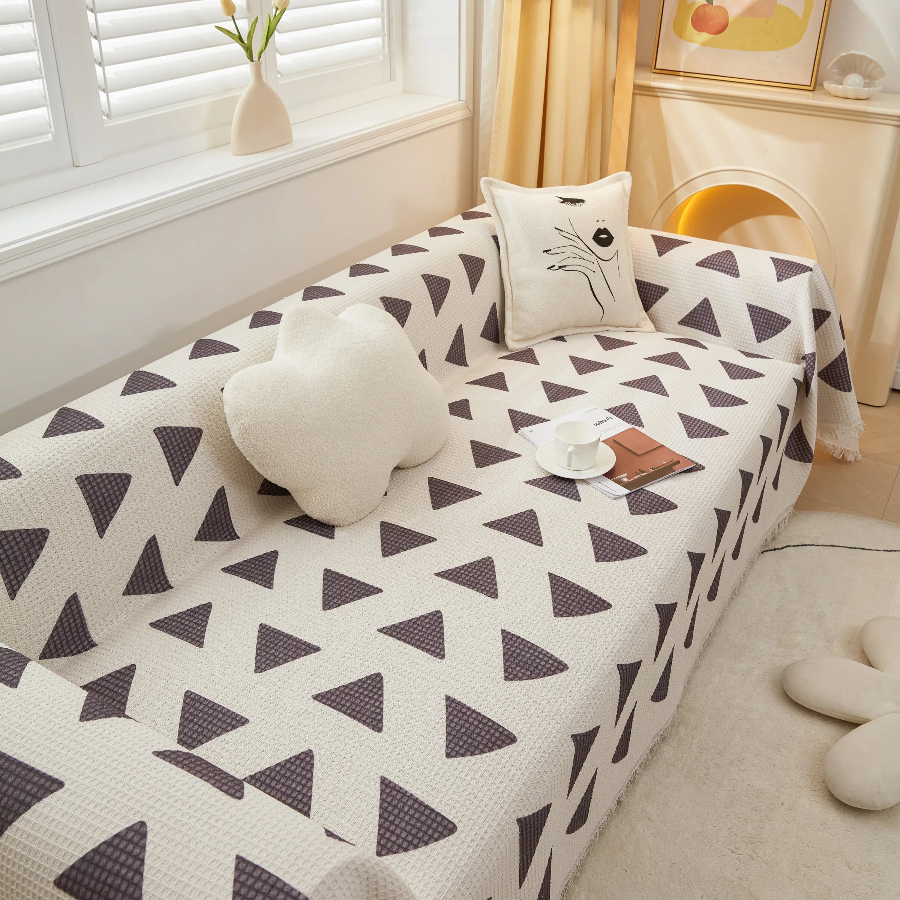 High-Quality Fabric Non-Slip Sofa Cover Throw, Throw Blankets for Couch, Furniture Covers for Pets - TaroTextile