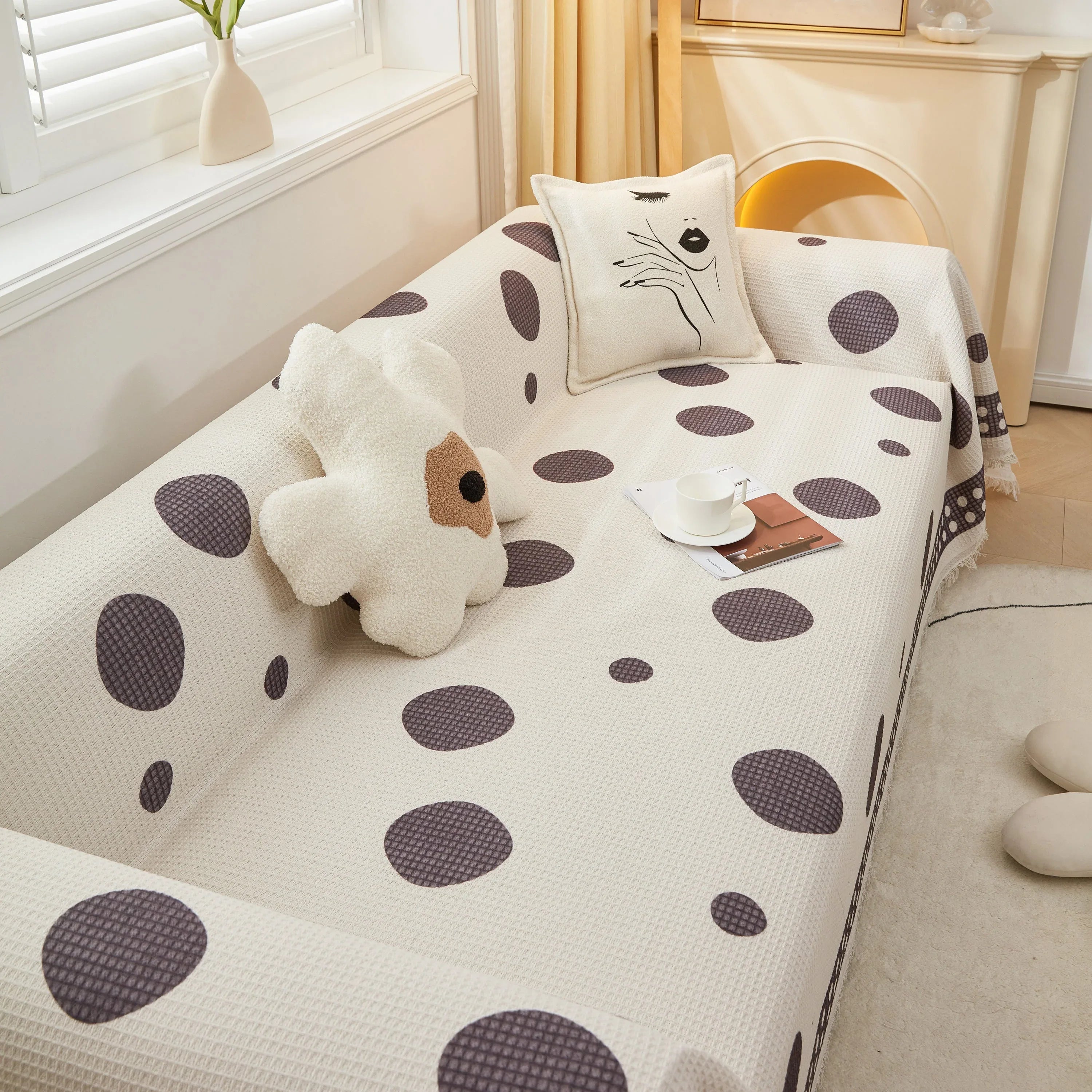 High-Quality Fabric Non-Slip Sofa Cover Throw, Throw Blankets for Couch, Furniture Covers for Pets - TaroTextile