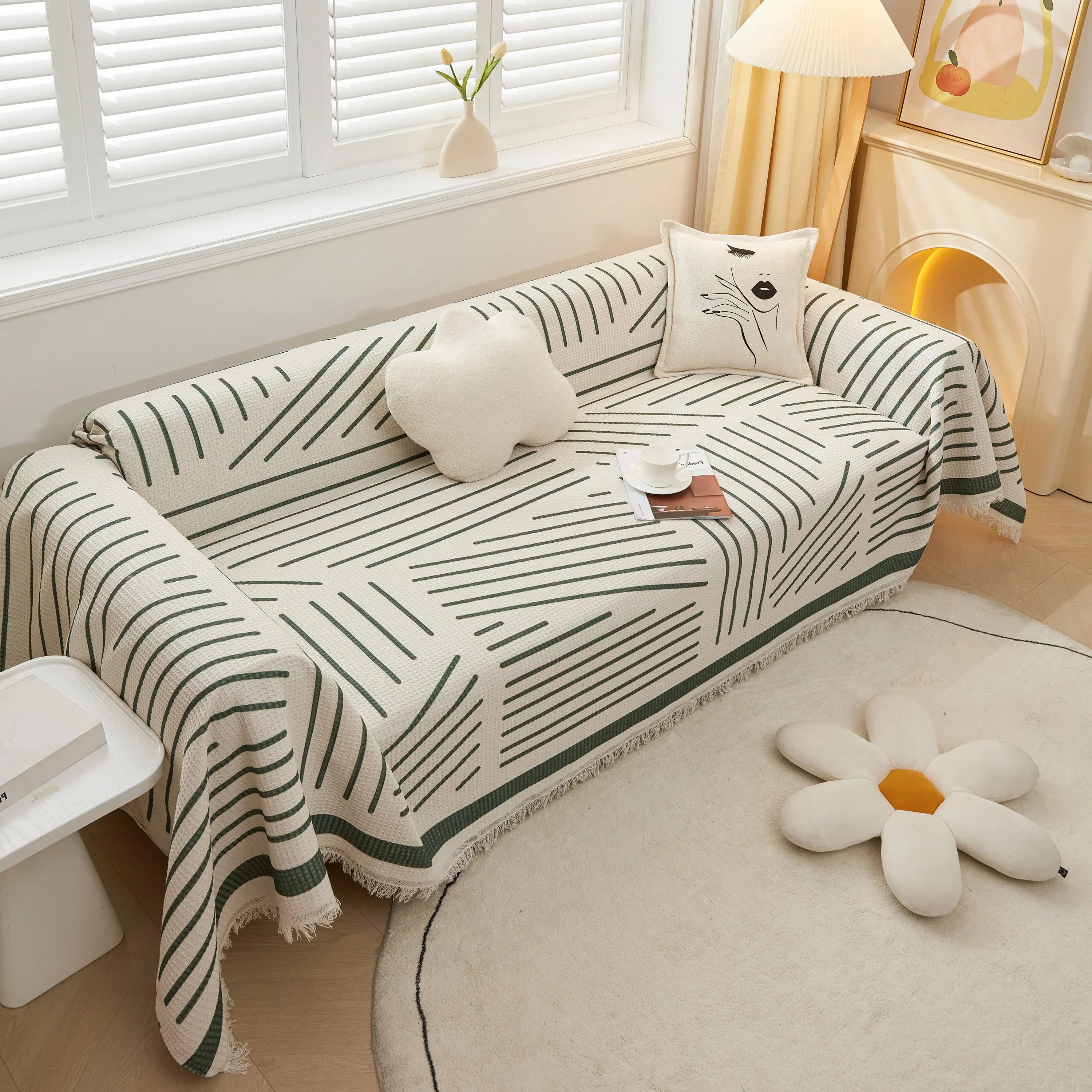 High-Quality Fabric Non-Slip Sofa Cover Throw, Throw Blankets for Couch, Furniture Covers for Pets - TaroTextile