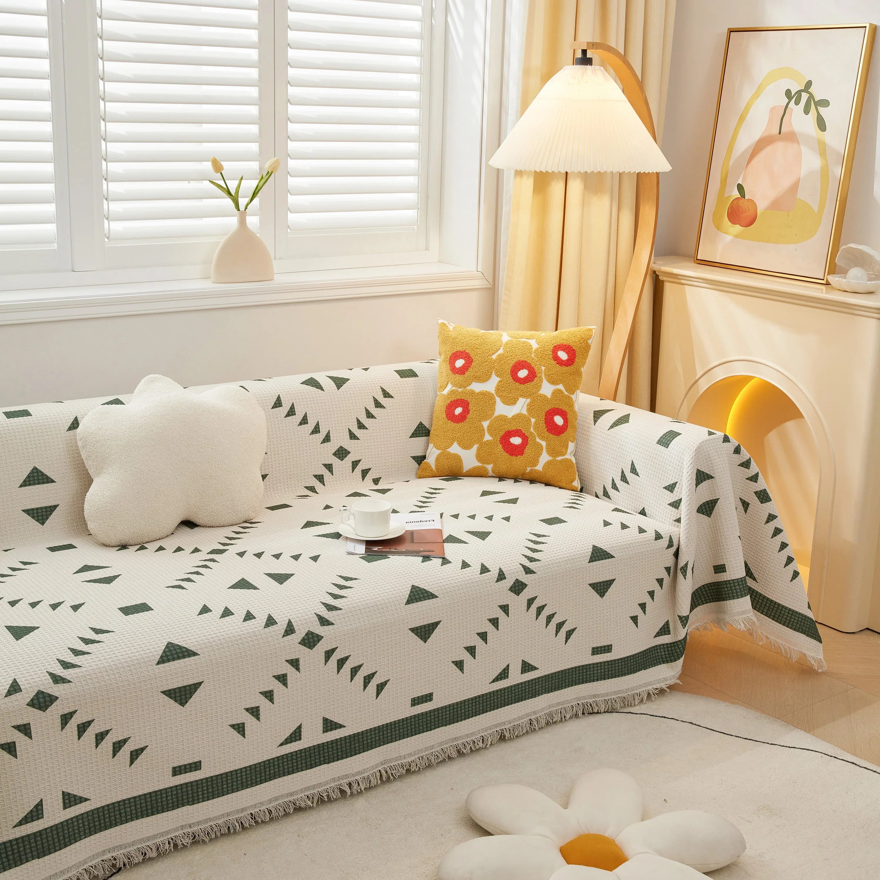 High-Quality Fabric Non-Slip Sofa Cover Throw, Throw Blankets for Couch, Furniture Covers for Pets - TaroTextile