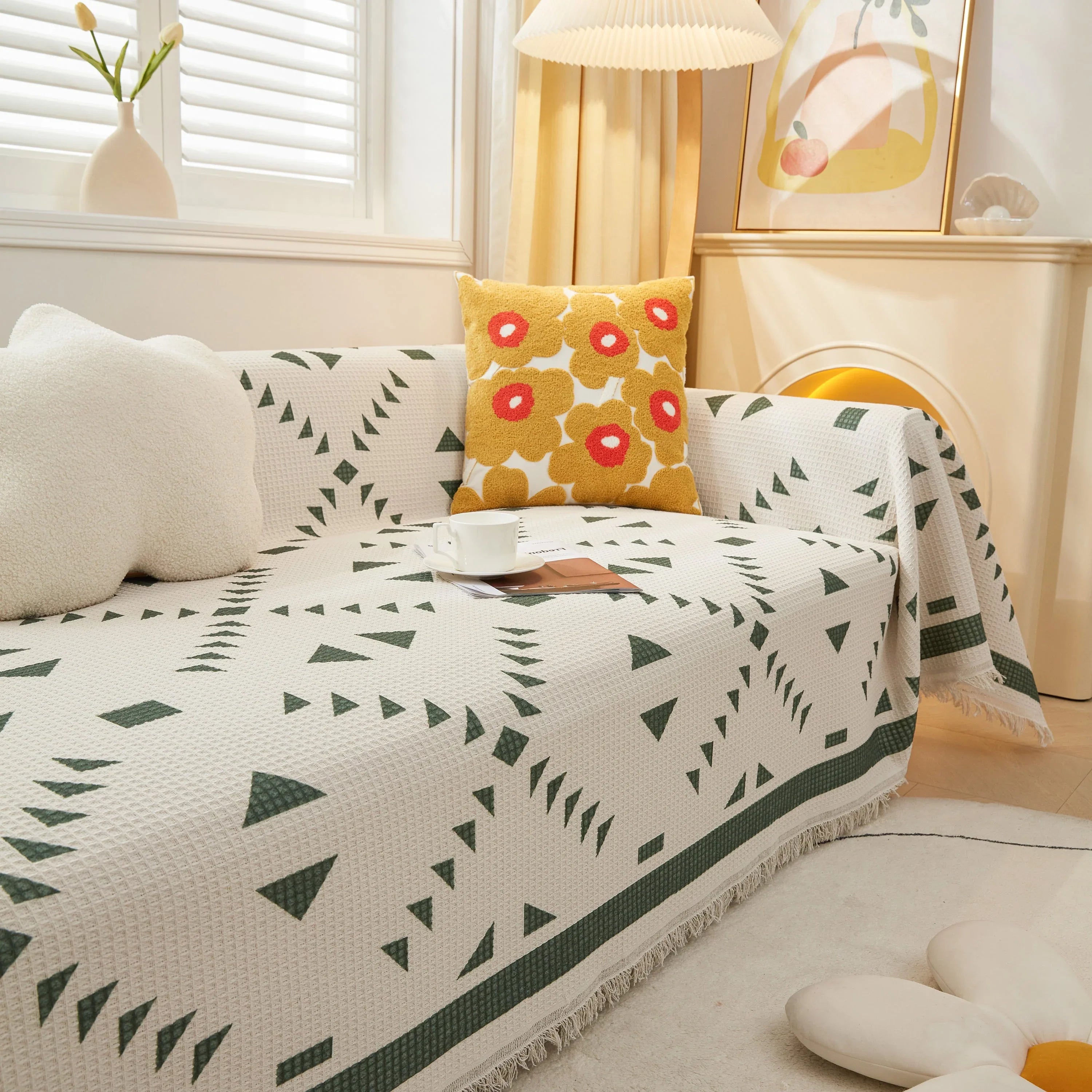 High-Quality Fabric Non-Slip Sofa Cover Throw, Throw Blankets for Couch, Furniture Covers for Pets - TaroTextile