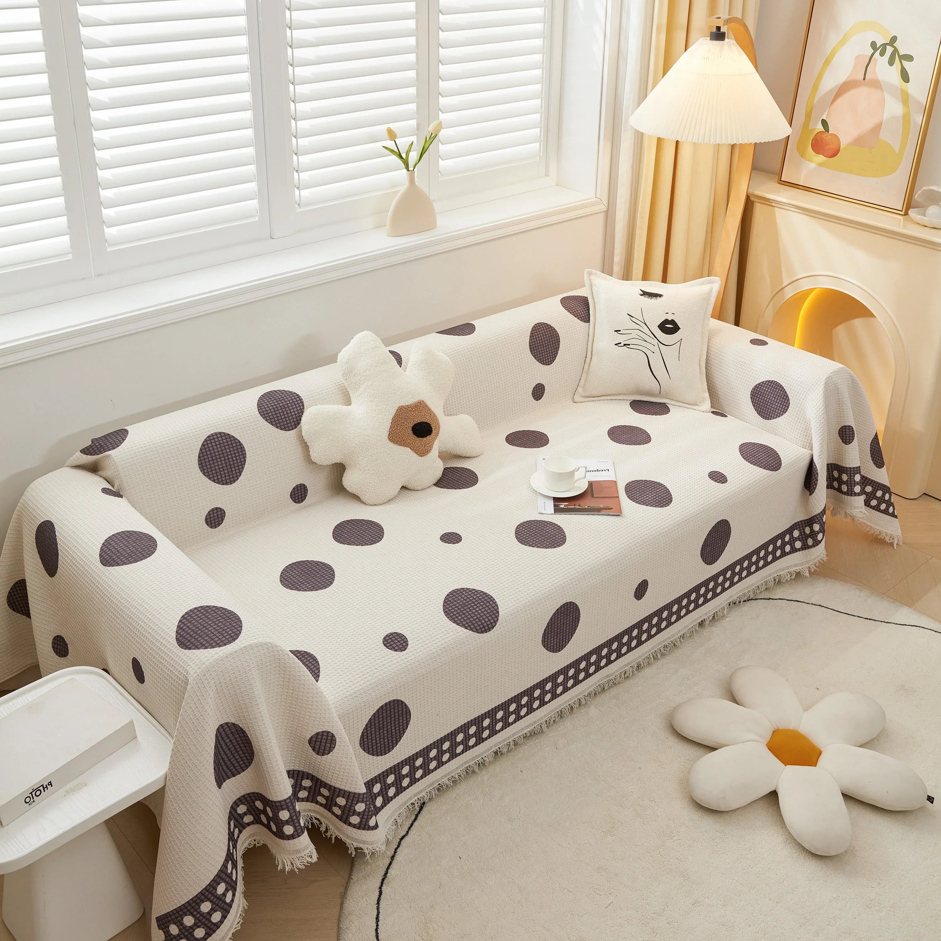 High-Quality Fabric Non-Slip Sofa Cover Throw, Throw Blankets for Couch, Furniture Covers for Pets - TaroTextile