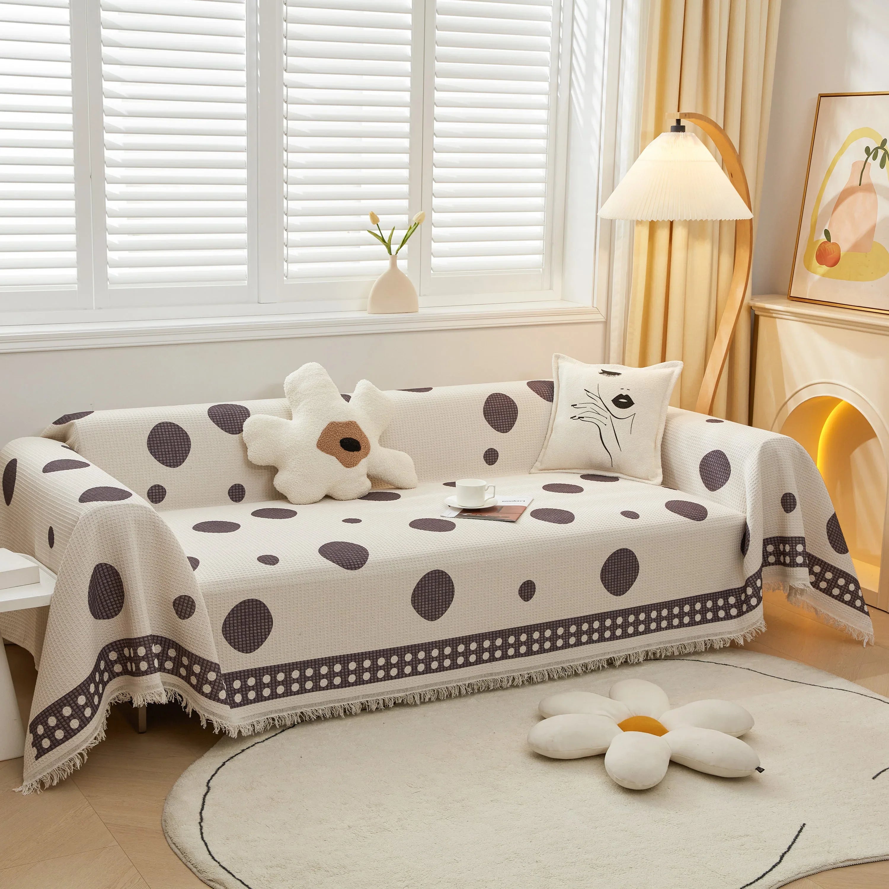 High-Quality Fabric Non-Slip Sofa Cover Throw, Throw Blankets for Couch, Furniture Covers for Pets - TaroTextile