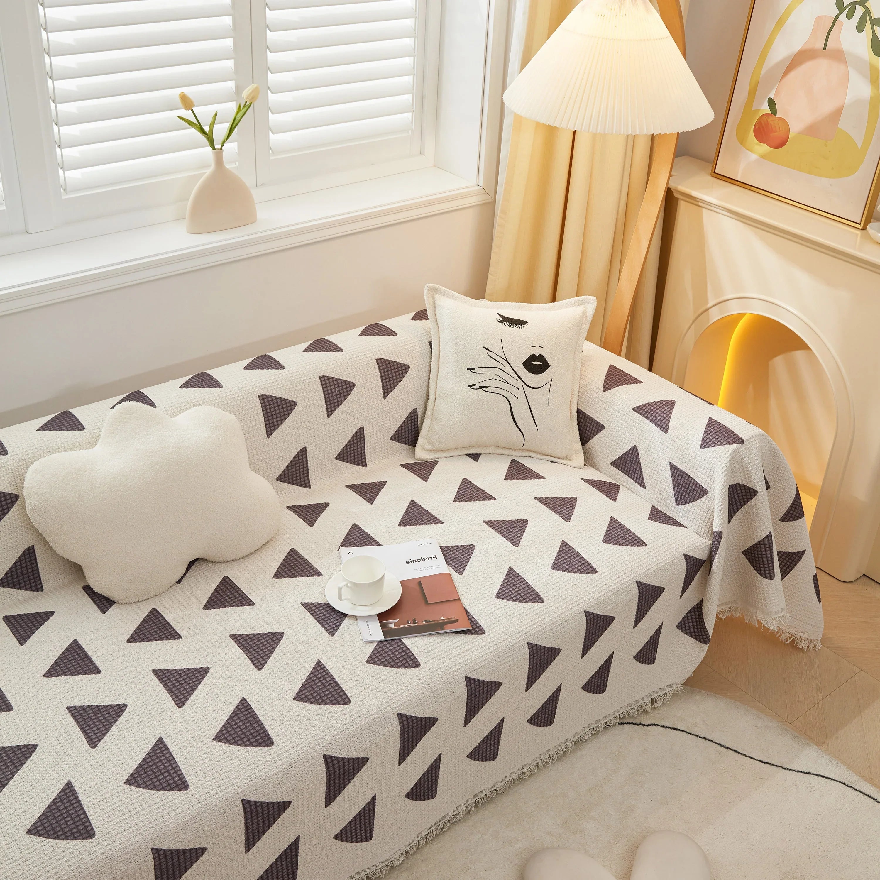 High-Quality Fabric Non-Slip Sofa Cover Throw, Throw Blankets for Couch, Furniture Covers for Pets - TaroTextile