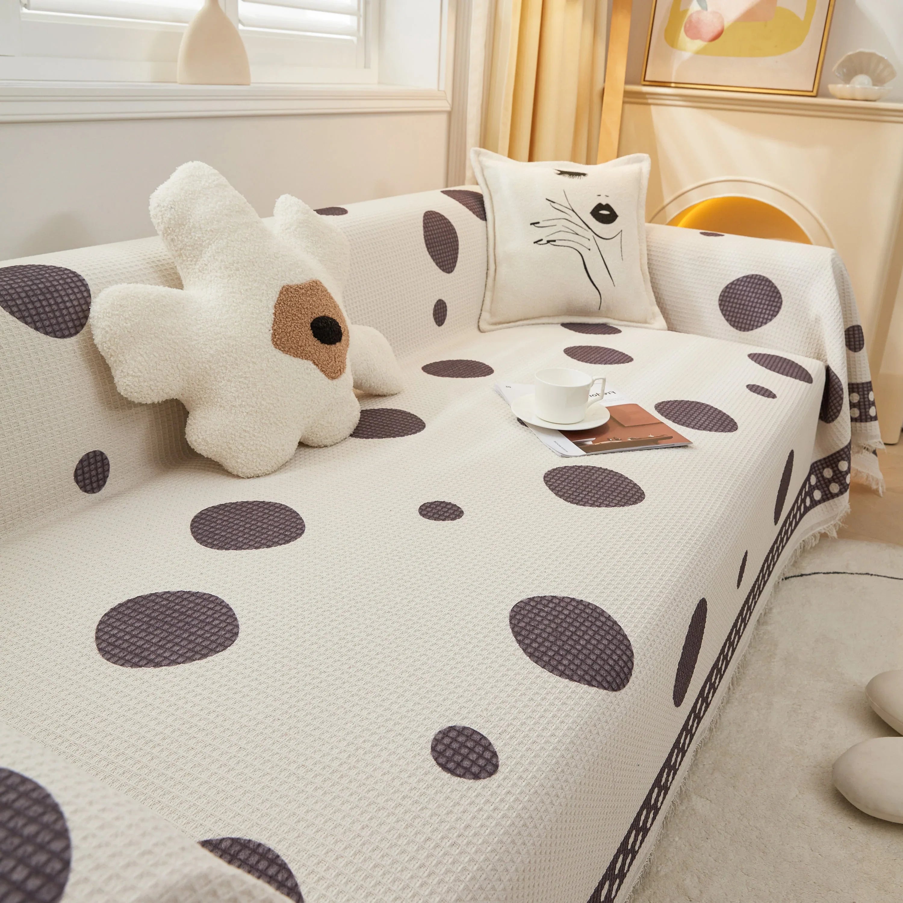 High-Quality Fabric Non-Slip Sofa Cover Throw, Throw Blankets for Couch, Furniture Covers for Pets - TaroTextile