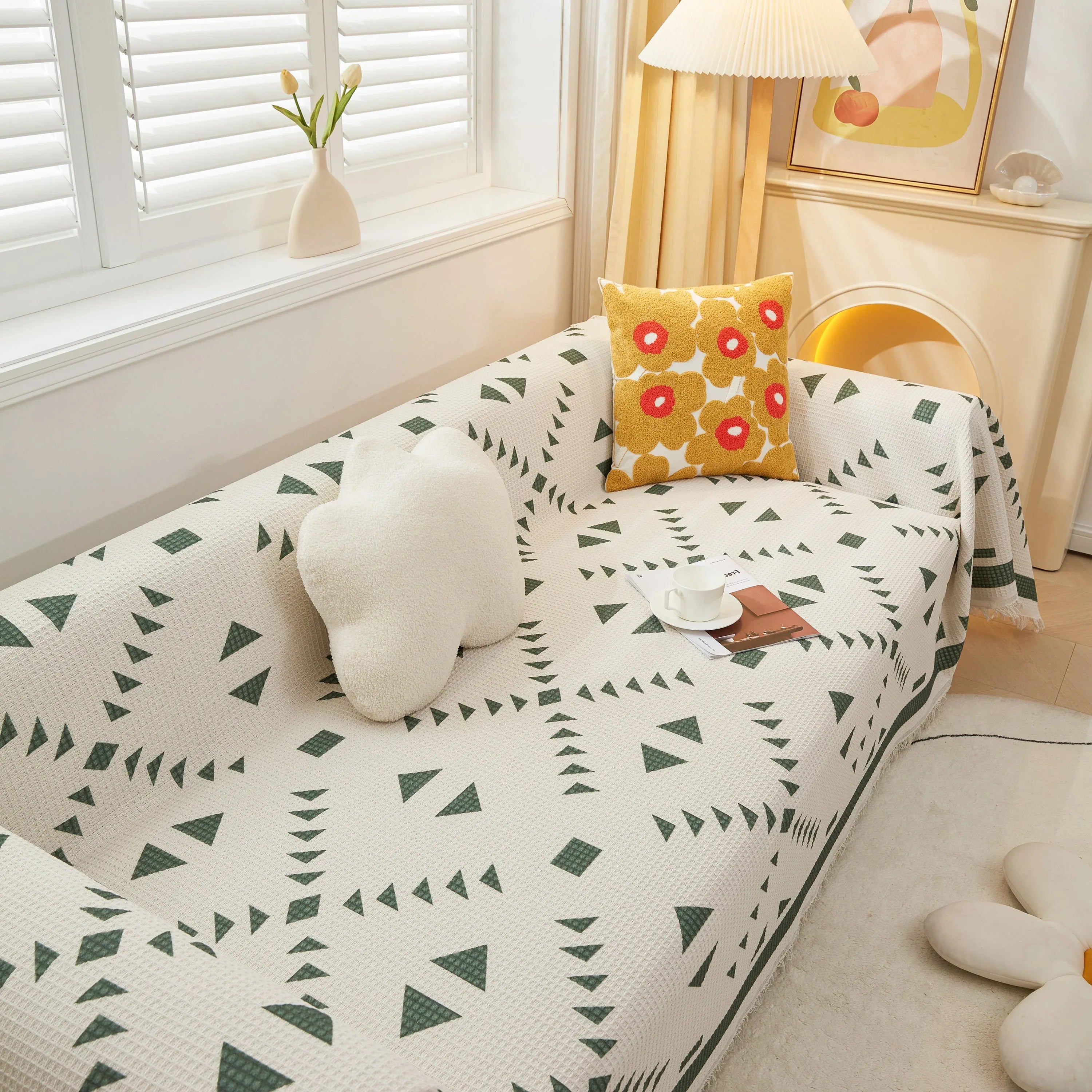 High-Quality Fabric Non-Slip Sofa Cover Throw, Throw Blankets for Couch, Furniture Covers for Pets - TaroTextile