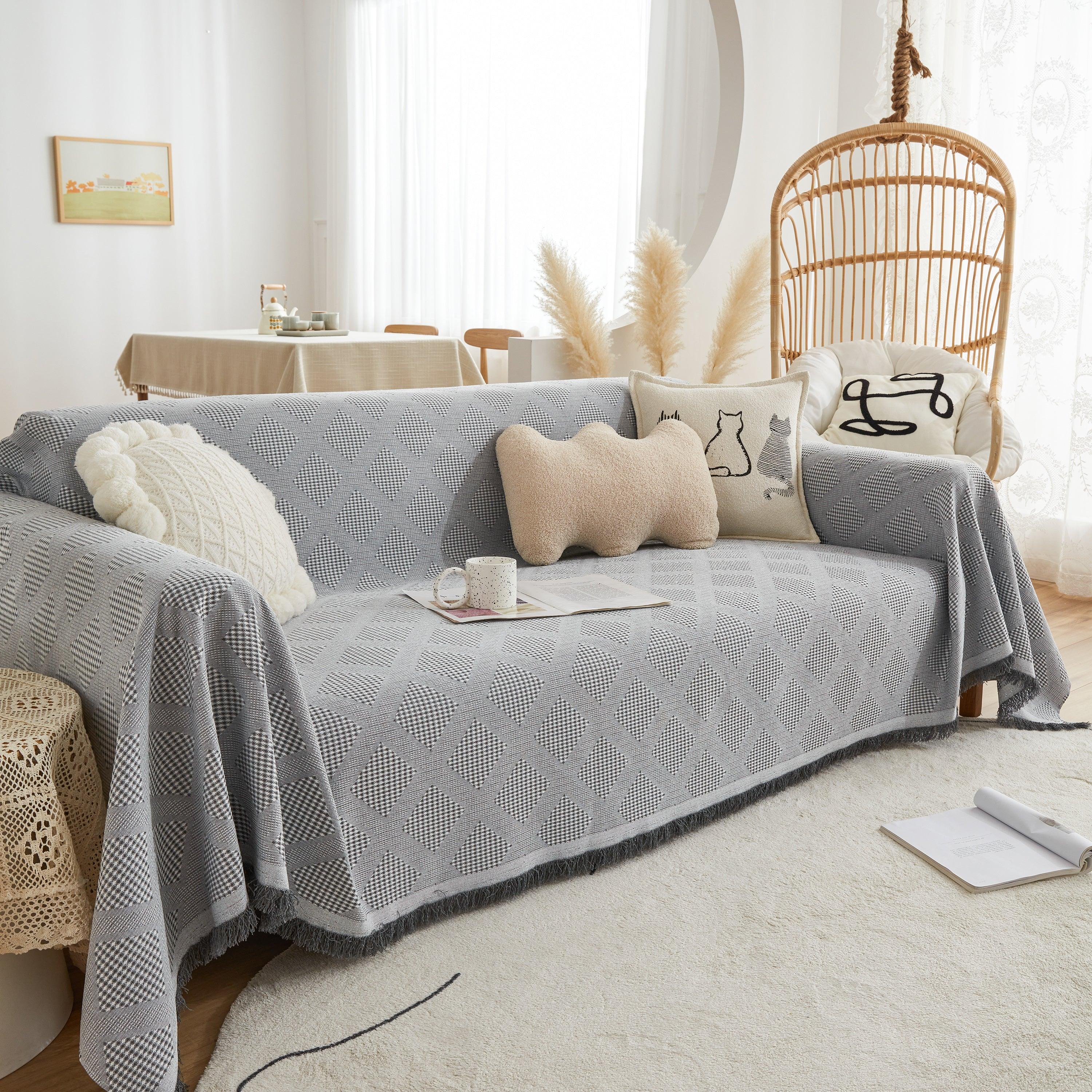 High-Quality Polyester Fabric Sofa Throw, Couch Cover Blanket Throw, Couch Protector for Pets - TaroTextile