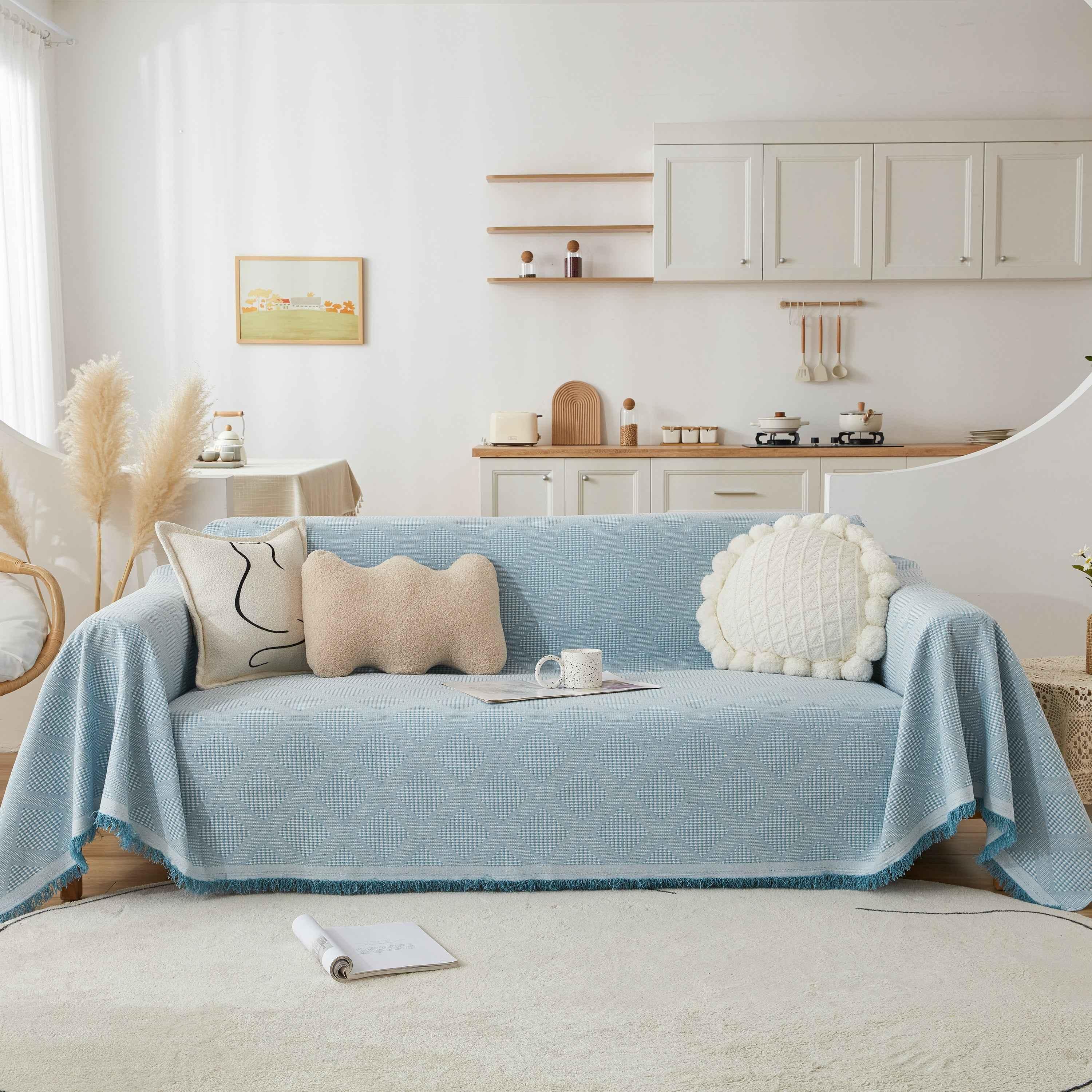 High-Quality Polyester Fabric Sofa Throw, Couch Cover Blanket Throw, Couch Protector for Pets - TaroTextile