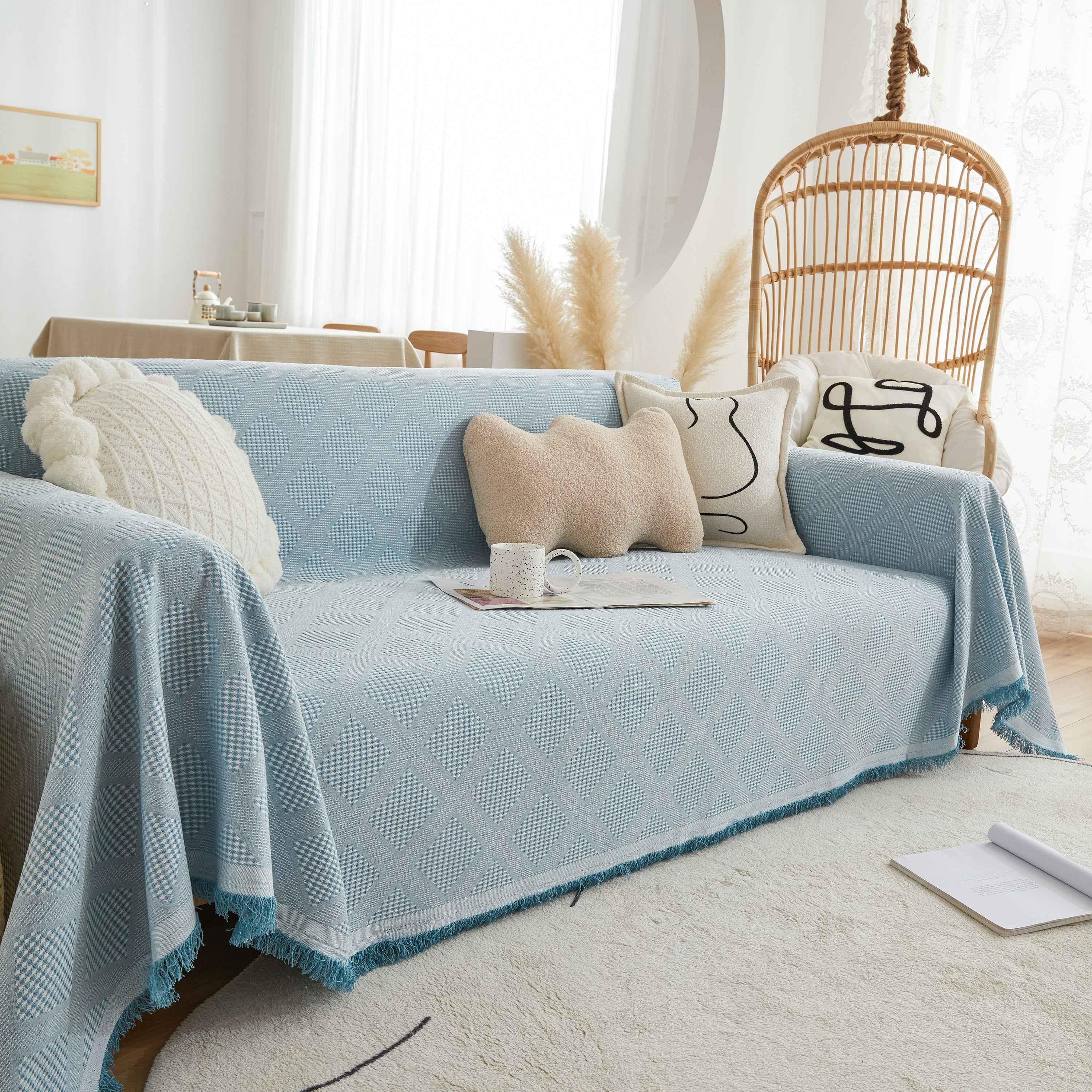 High-Quality Polyester Fabric Sofa Throw, Couch Cover Blanket Throw, Couch Protector for Pets - TaroTextile