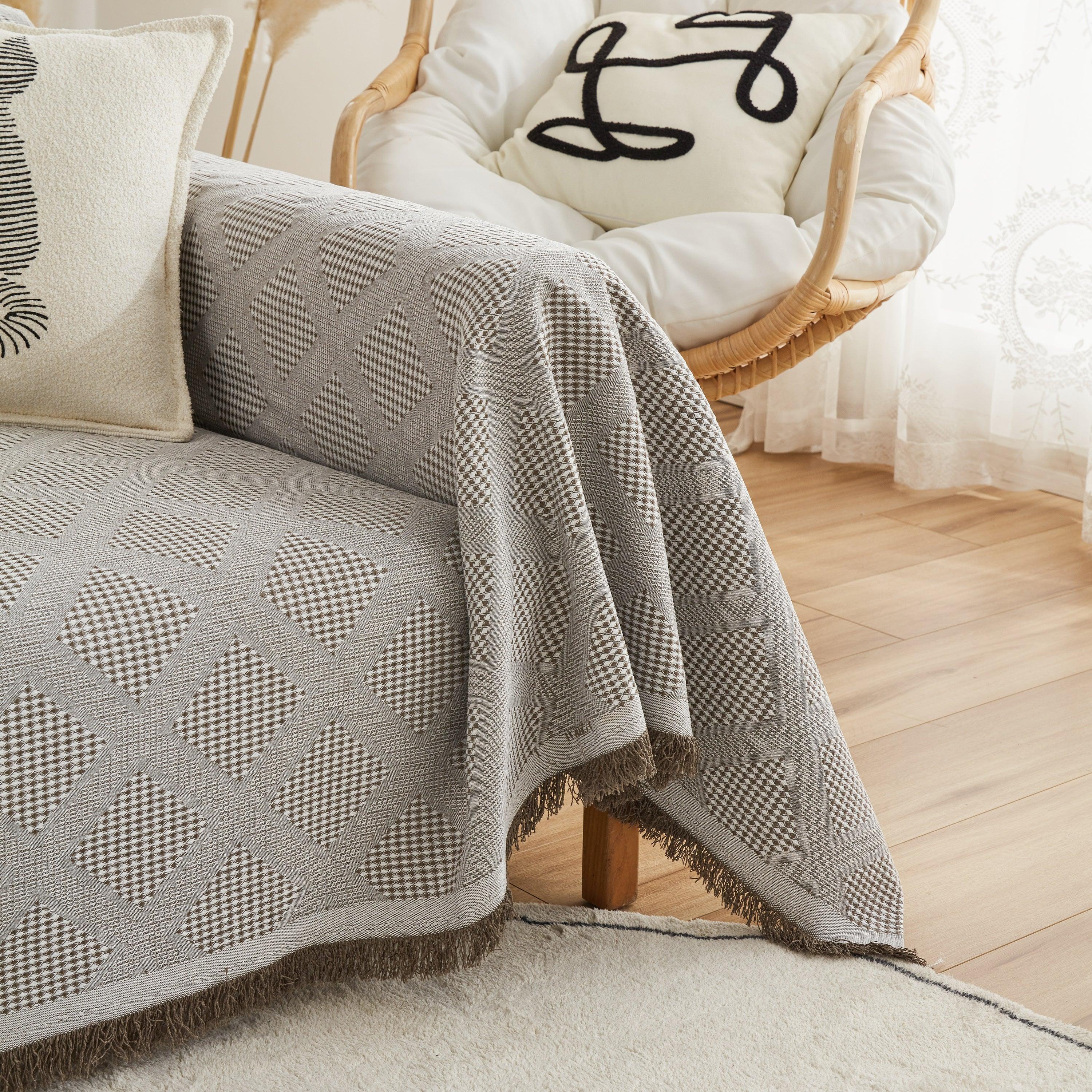 High-Quality Polyester Fabric Sofa Throw, Couch Cover Blanket Throw, Couch Protector for Pets - TaroTextile